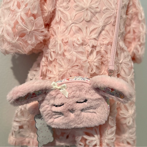 Other - Adorable Pink Bunny Kids Crossbody Purse Easter Spring Handbag